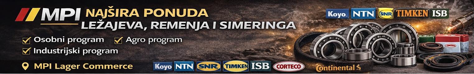 NAJŠIRA PONUDA LEŽAJEVA, REMENJA I SIMERINGA NAJŠIRA PONUDA LEŽAJEVA, REMENJA I SIMERINGA