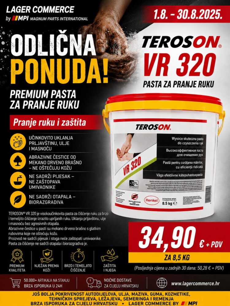 TEROSON - PREMIUM PASTA ZA PRANJE RUKU